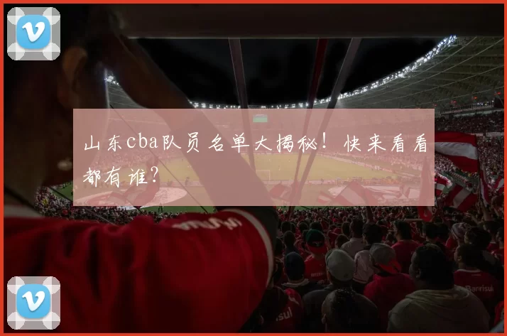 山东cba队员名单大揭秘！快来看看都有谁？